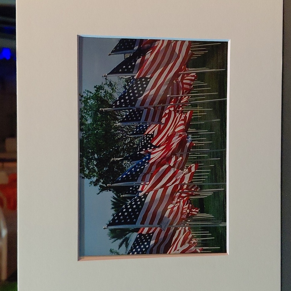 NWT - Remembering 9/11 Art Photo Print By Jack E. Stiddard 5x7 Photo 8x10 Mat